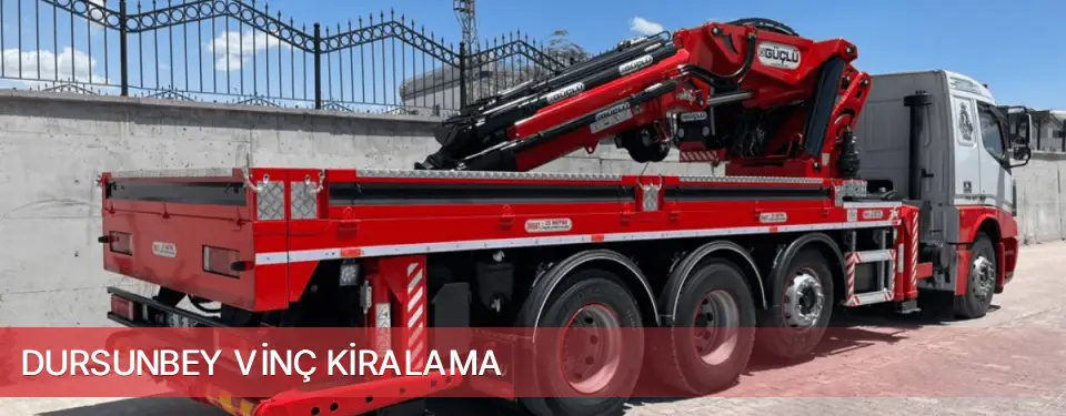 Dursunbey İlçemi Vinç Kiralama